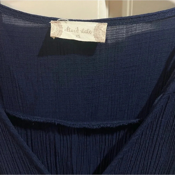 Altar’d State V-neck, A-line, Mock Wrap Dress - Picture 2 of 6